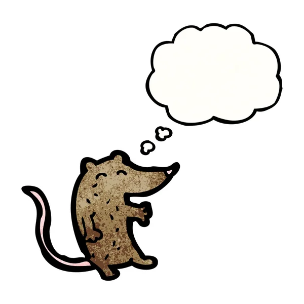 Rat avec bulle de parole — Image vectorielle