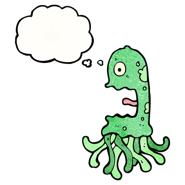 Vyděšený chobotnice — Stockový vektor