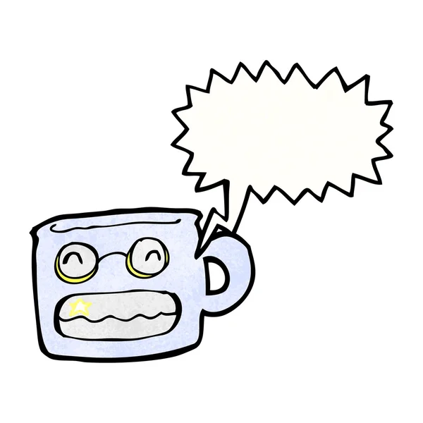 浅咖啡杯子 — 图库矢量图片