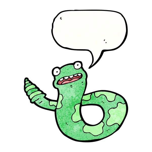 Çıngıraklı yılan — Stok Vektör
