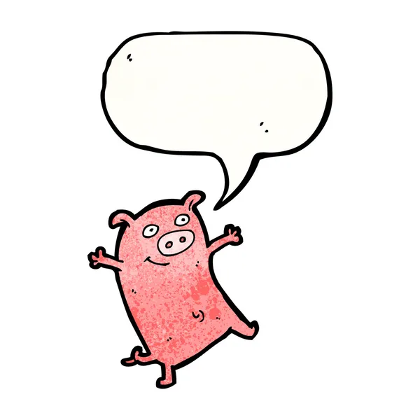 Cochon dansant — Image vectorielle