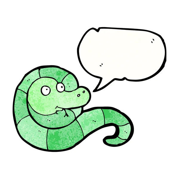 Vänliga orm — Stock vektor