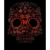 Картина, постер, плакат, фотообои "day of the dead skull pattern", артикул 21399113