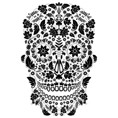 gün ölü kafatası desen