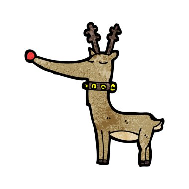 kırmızı burunlu Ren geyiği