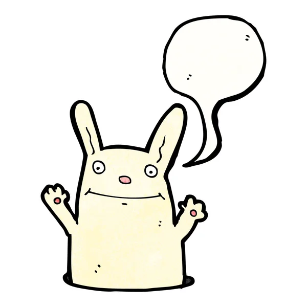 快乐 doe 兔幸せウサギ — ストックベクタ