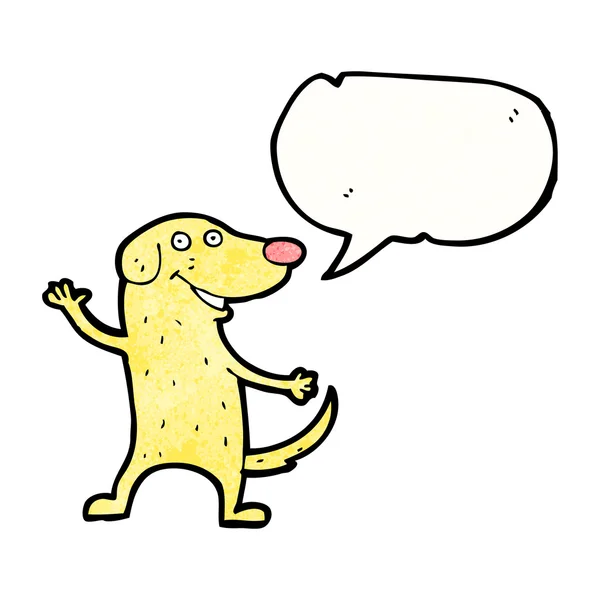 思考バブルと幸せな犬 — ストックベクタ
