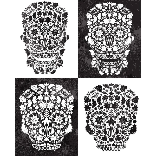 Collection crâne — Image vectorielle