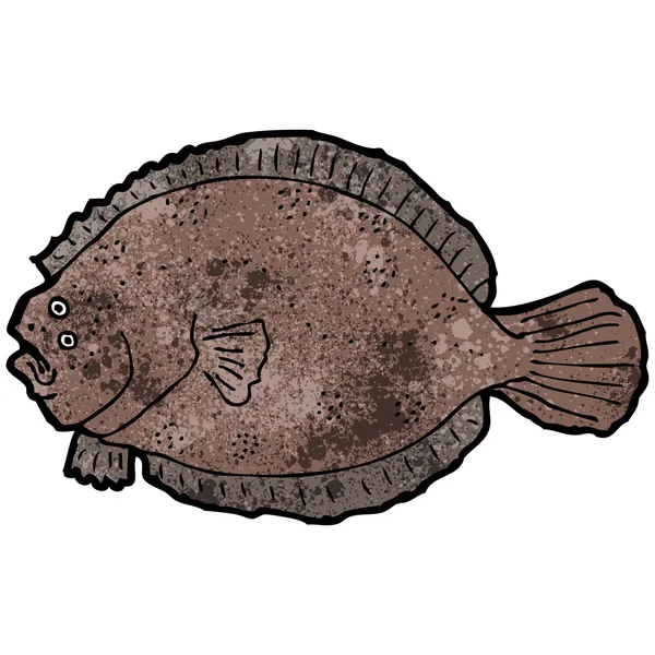 Poisson plat — Image vectorielle