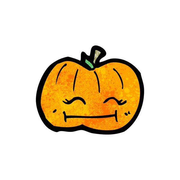 Happy pumpkin squash — Stock Vector