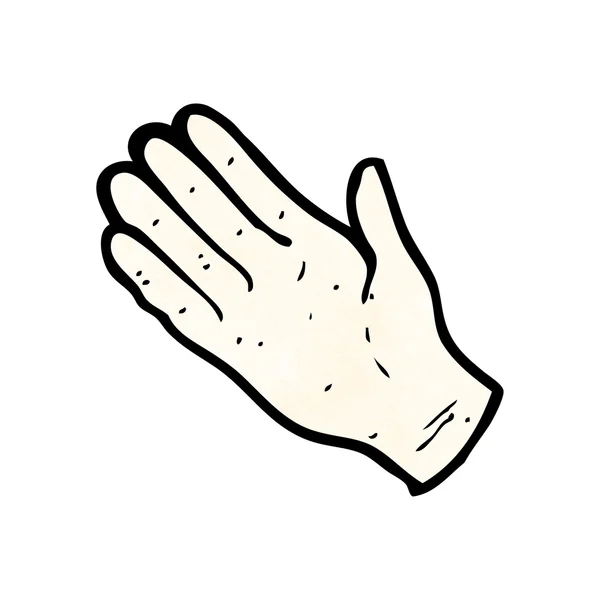 Mano abierta — Vector de stock