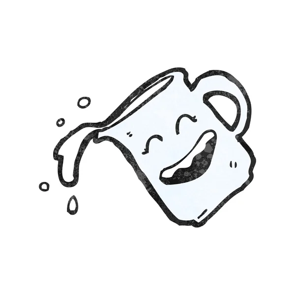 Joyeux pot de lait — Image vectorielle