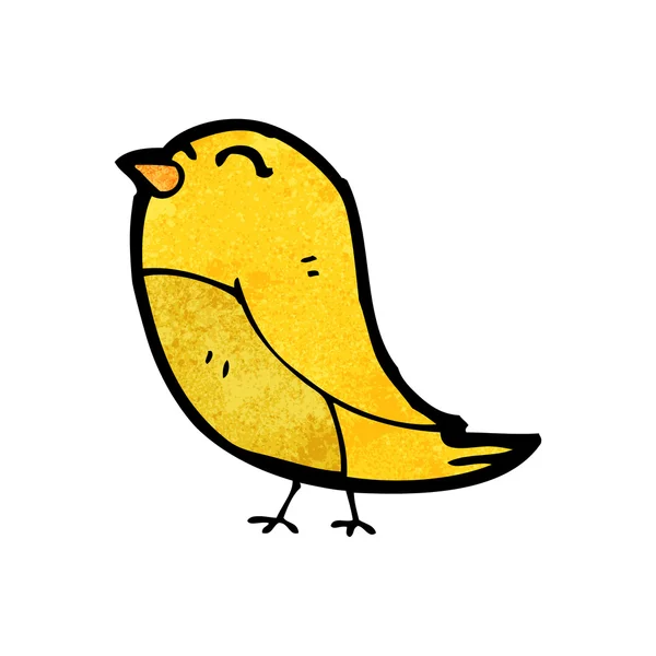 Pájaro amarillo — Vector de stock