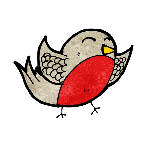 Funny robin — Stock Vector