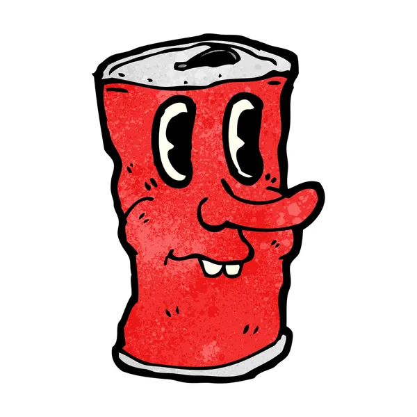ジャンク フード ソーダ缶 — ストックベクタ