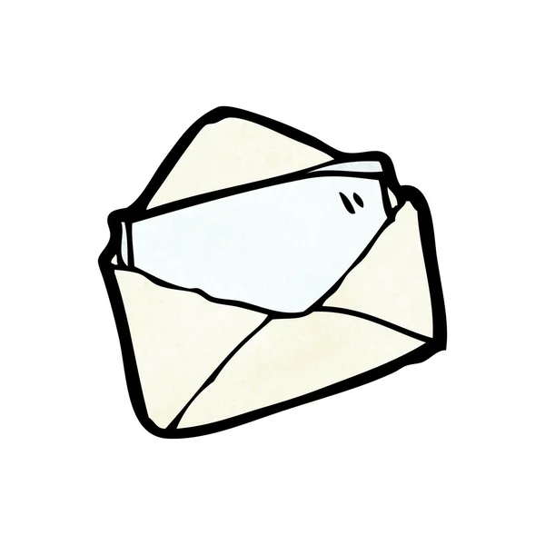 Lettre dans l'enveloppe — Image vectorielle