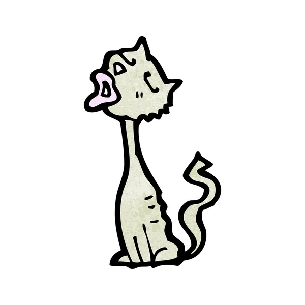 웃 긴 고양이 — 스톡 벡터