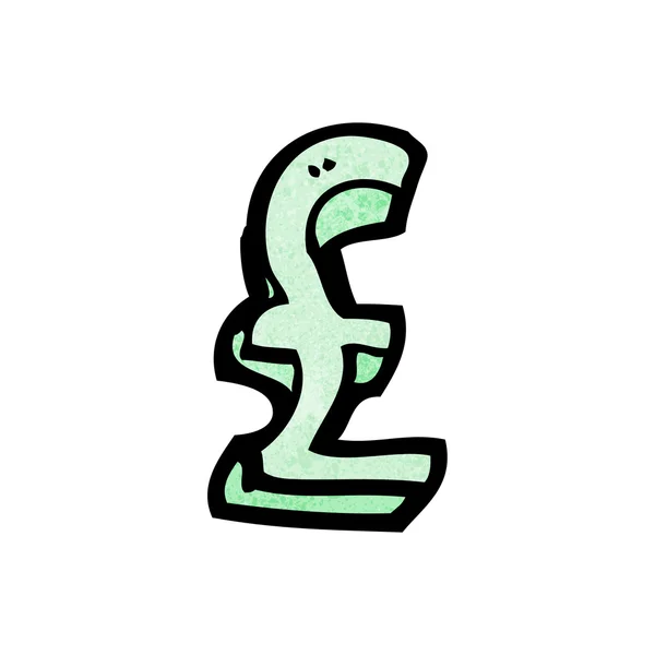 Livre sterling signe — Image vectorielle