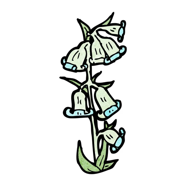 Flor dos sinos azuis — Vetor de Stock