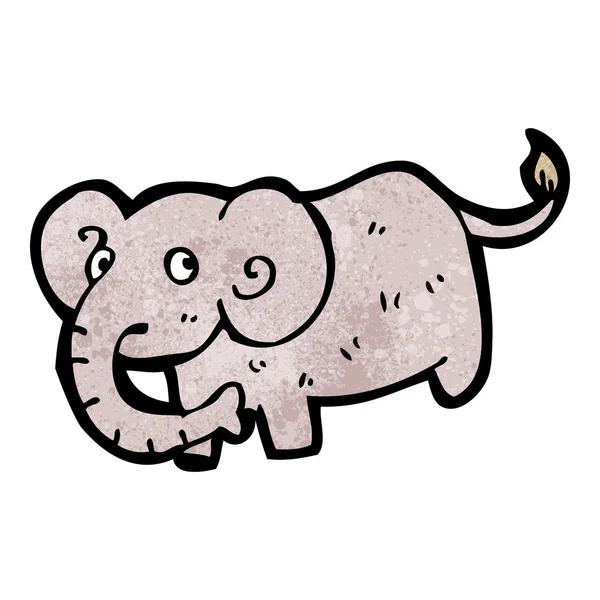 Orolig elefant — Stock vektor