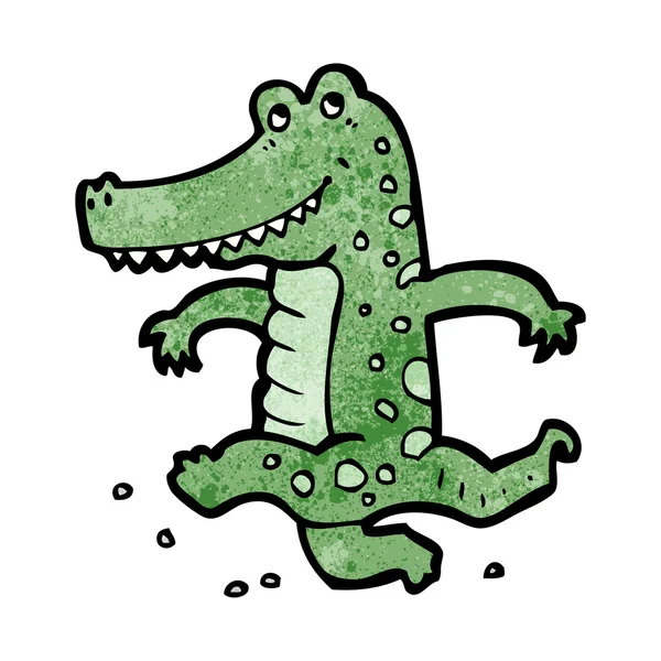 Crocodile dansant — Image vectorielle