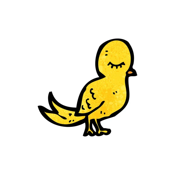 黄色い鳥 — ストックベクタ