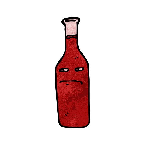 Bouteille de vin rouge — Image vectorielle