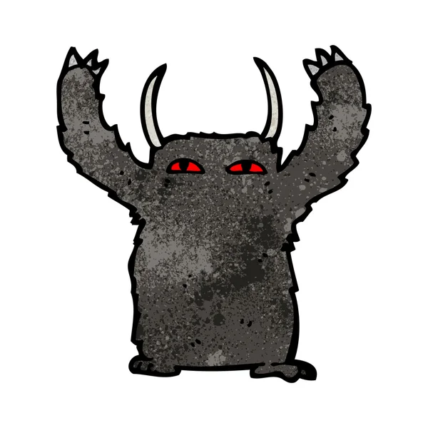 Monstre noir — Image vectorielle