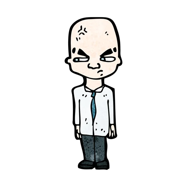 Stressed bald man — Stock Vector