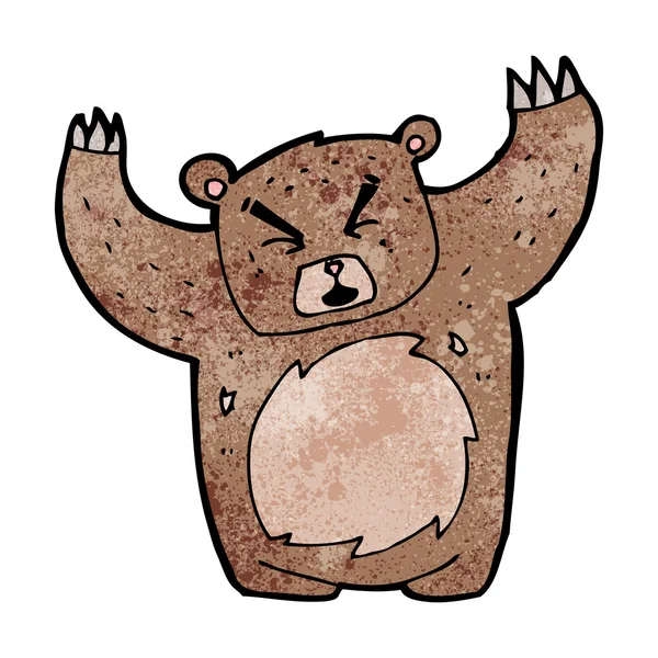 Urso rugindo — Vetor de Stock