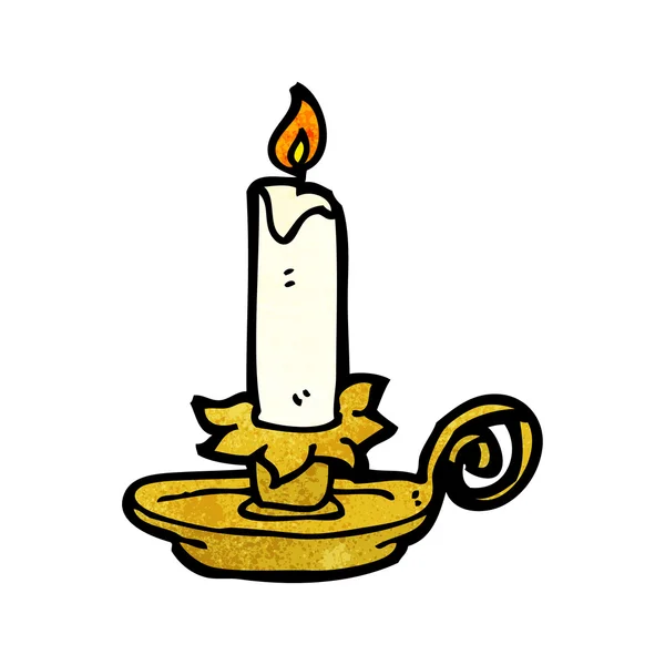 Старий тримач свічка — стоковий вектор