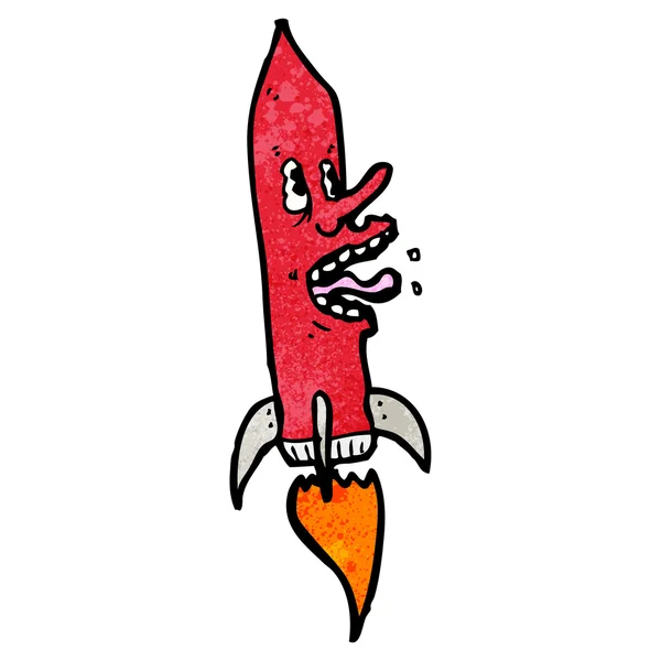 Missile — Vettoriale Stock