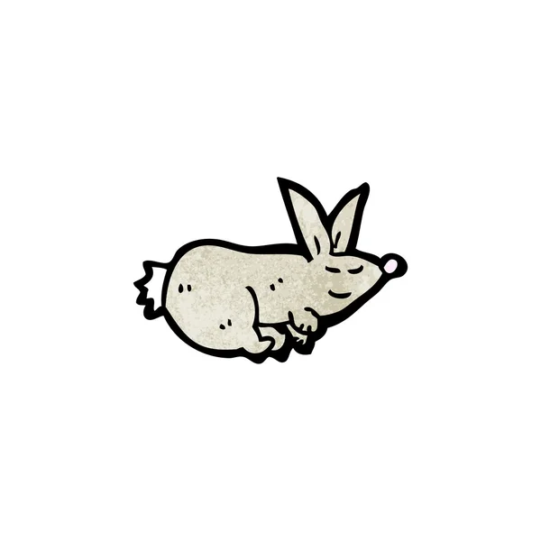 Mutlu tavşan — Stok Vektör