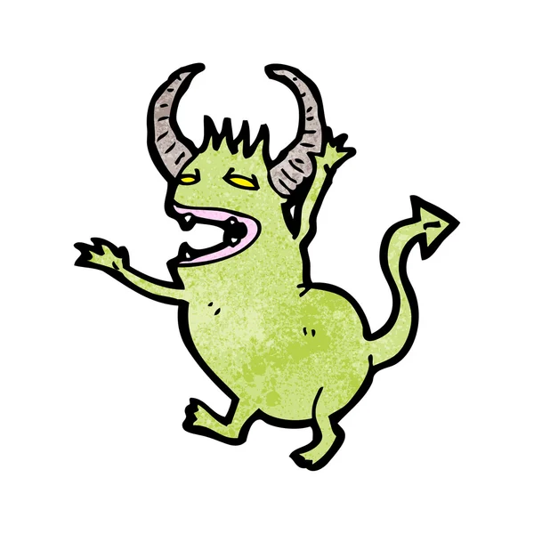 Travieso pequeño diablo — Vector de stock