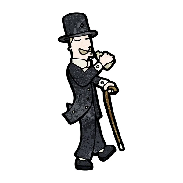 Viktorianischer Gentleman — Stockvektor