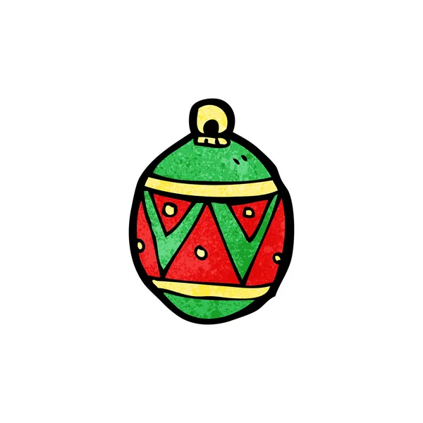 Christmas bauble — Stock Vector