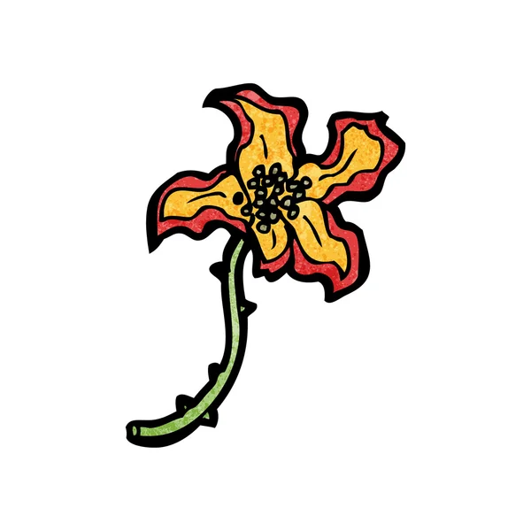 Zeldzame bloem — Stockvector