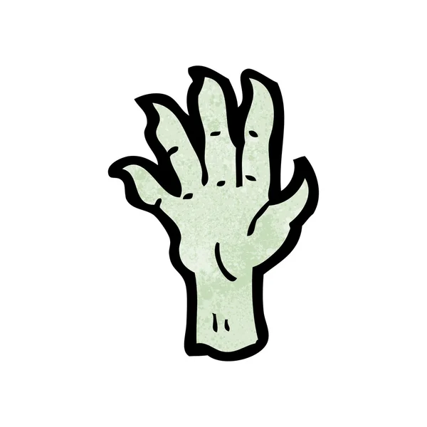 Mão zumbi — Vetor de Stock