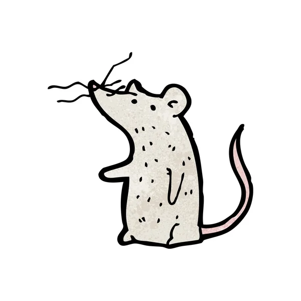 Myš s nervózní nosem — Stockový vektor