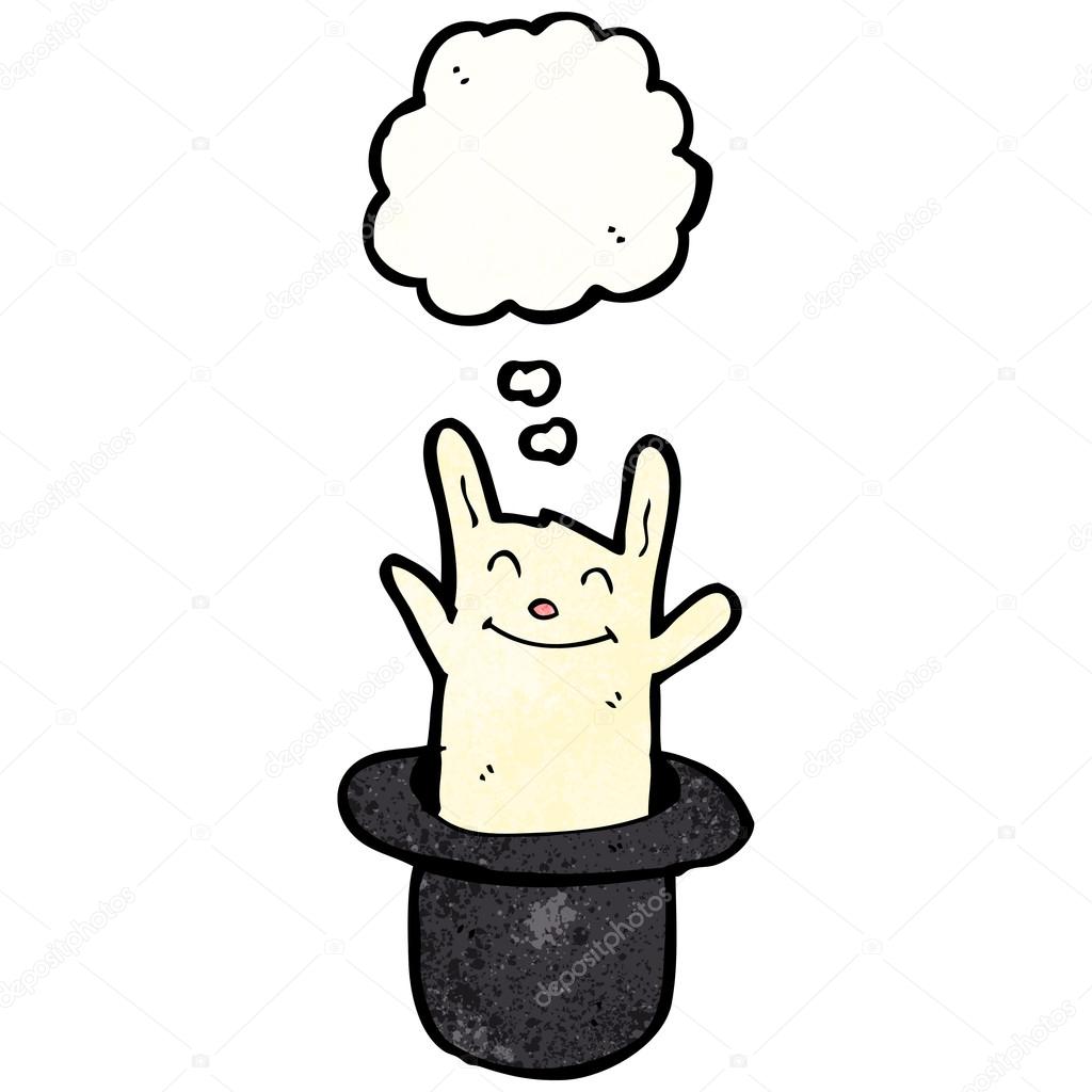 兔子在帽子戏法 — 图库矢量图像08 lineartestpilot #21393723