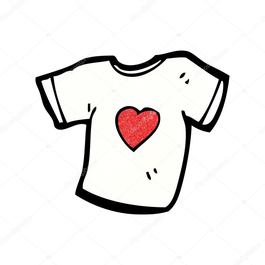 Love heart tee shirt