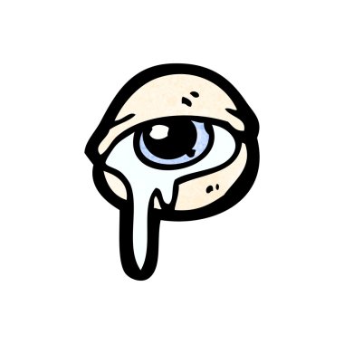 ağlayan göz çizgi film