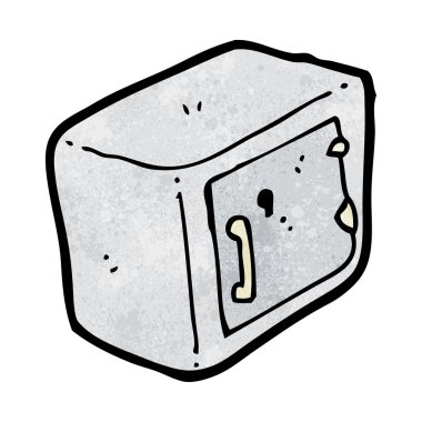 kilitli kombinasyon güvende çizgi film