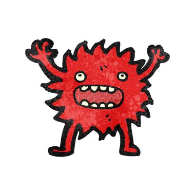 küçük tüylü canavar