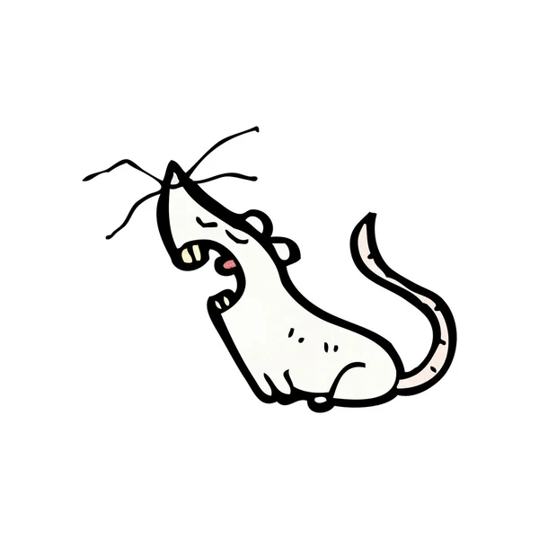 Weiße Maus — Stockvektor