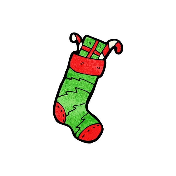 Christmas stocking — Stock Vector