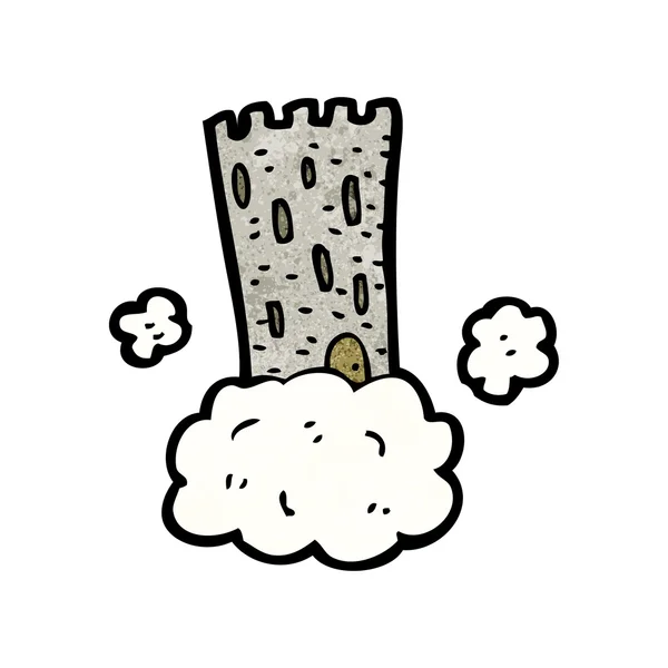 Castello nel cielo — Vettoriale Stock