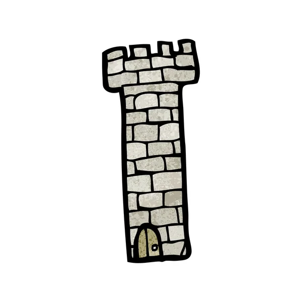 Torre medieval — Vetor de Stock