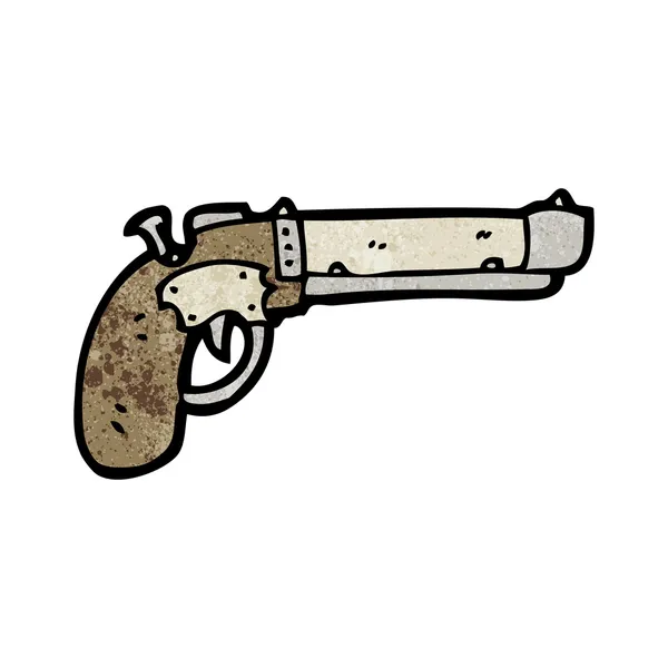 Stary pistolet — Wektor stockowy