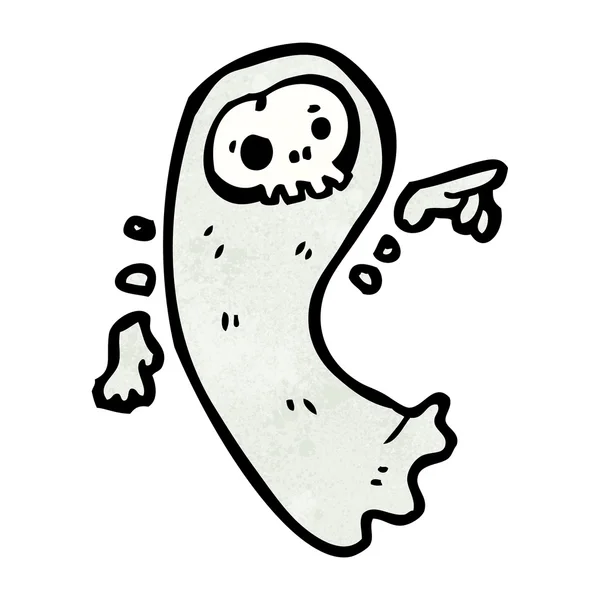 Fantasma flotante — Vector de stock